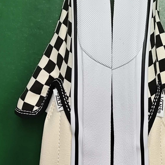 Vans Women's Black and White Checkered Slip-On Sneakers Size 9 - Picture 3 of 4